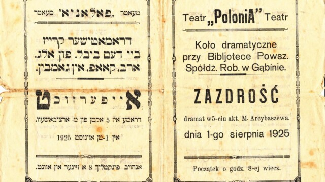 Playbill Zazdrosc
