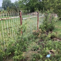 2019 - Gombin Jewish Cemetery Fence - Before